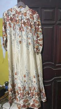 Product Review of Gamis set hijab arsyila gamis wanita dress mewah busui friendly gamis elegan setelan hijab gamis wanita Panjang rayon Diamond gamis Motif Muslim Rayon Nyaman from Y**p 1
