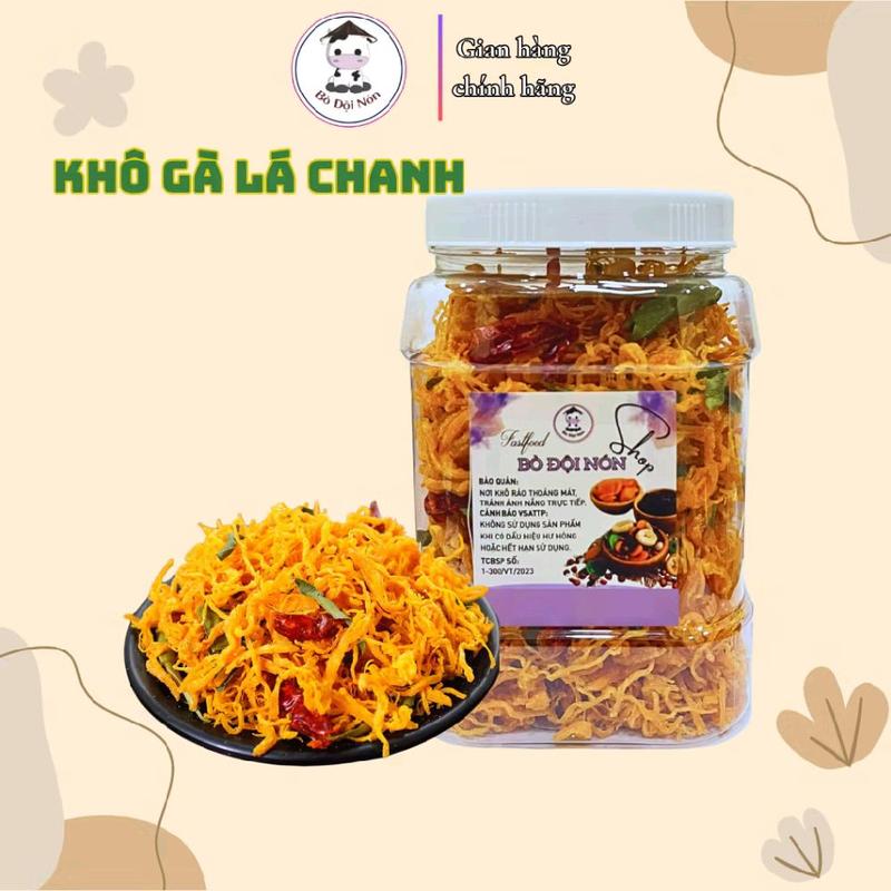 500gr khô gà lá chanh