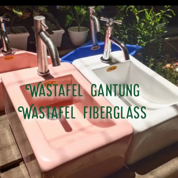 Wastafel gantung / wastafel kotak / wastafel fiberglass 1