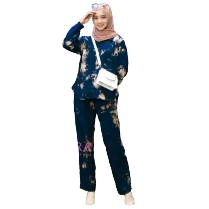 Setelan Tiedye Soft lengan panjang One set tiedye lengan panjang