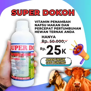 Vitamin Penggemuk Penambah Nafsu Makan Hewan Ternak Sapi Kambing Domba