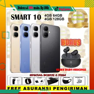 (PROMO LIVE) INFINIX SMART 10 4/128 & 4/64 GARANSI RESMI
