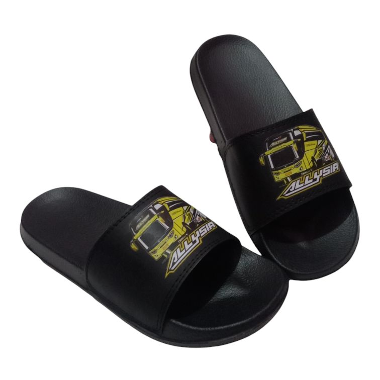 sandal selop anak laki laki karakter bus alasiya Fashion Kaki