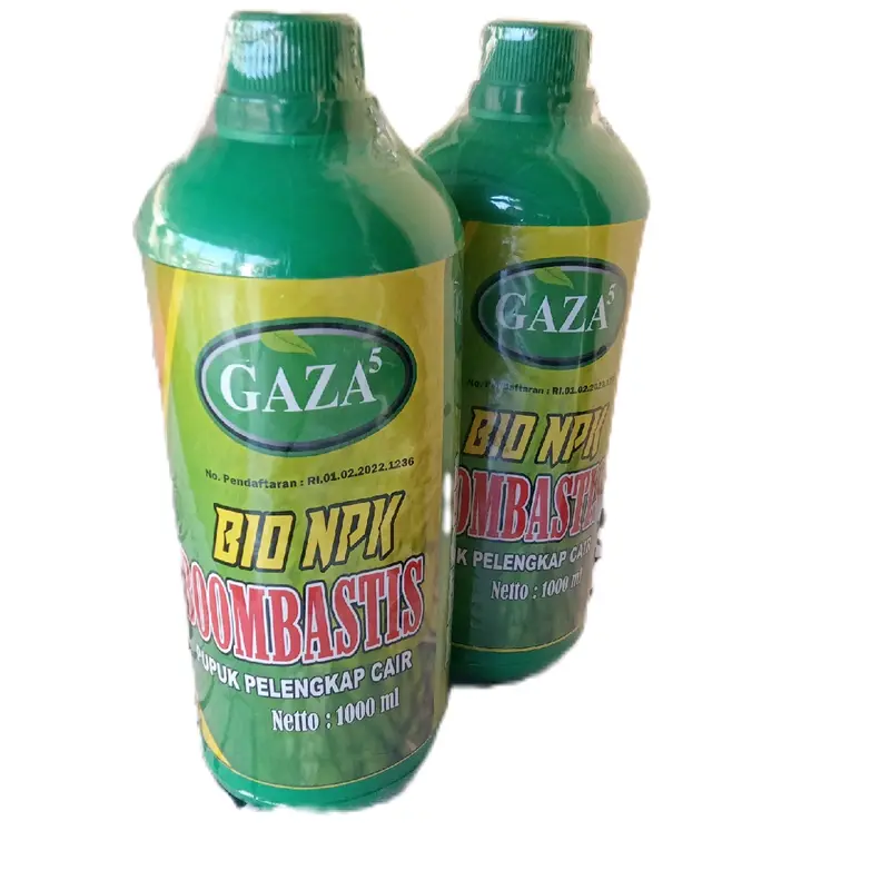 Pupuk Gaza NPK BOOMBASTIS 1 liter untuk pertumbuhan optimal semua jenis tanaman dengan nutrisi komplit dan hormon Ga5 6