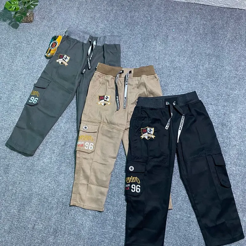 Celana Cargo Anak Uk 7-10 Tahun // Celana Cargo Twill Combed Streach Premium 3