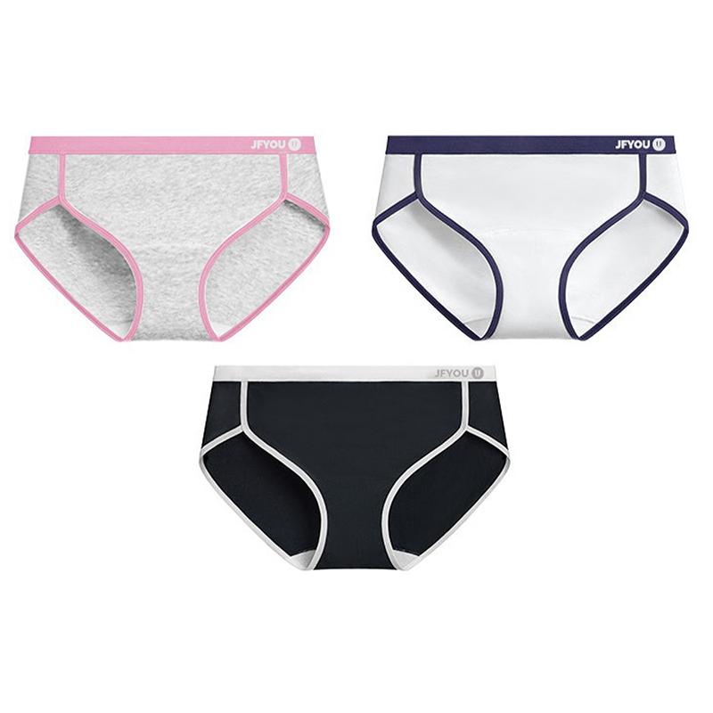 JFYOU 3Pcs Celana Dalam Wanita Bahan Katun Bambu Fit to M - XXL CD JUMBO Soft Panties JFYOU 3Pcs Celana Dalam Wanita Bahan Katun Bambu Fit to M - XXL CD JUMBO Soft Panties