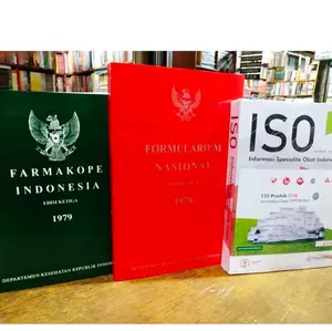 BUKU PAKET FARMASI FARMAKOPE EDISI 3 ISO FORMULARIUM NASIONAL