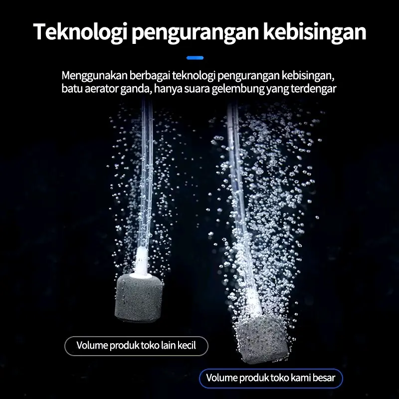 aerator USB paket lengkap / gelembung udara aquarium/ aquascape/kolam ikan 5