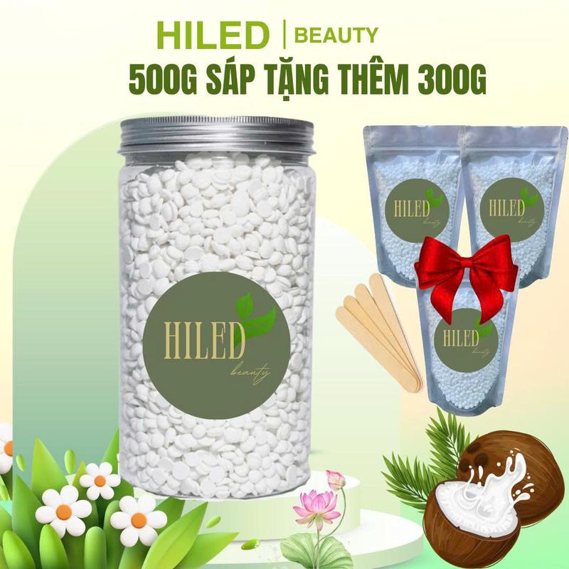 [TẶNG 300g] HŨ 500g sáp Wax Lông Nóng HILEDBeauty Giúp Sạch Tận Gốc An Toàn Cho Da Dễ Sử Dụng Tại Nhà
