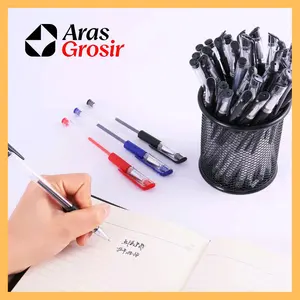 ARAS GROSIR - Pulpen Gel 0.5mm Alat Tilis Sekolah Kantor