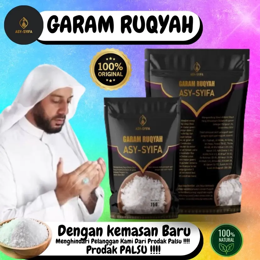 Garam Ruqyah garam asmak plus bidara Annadhofah 1kg Salt Himalaya Natural Pelancar usaha