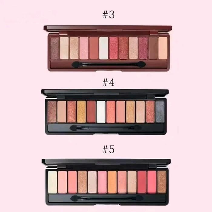 Colour Geometry LM Eyeshadow 12 Warna Long Lasting Waterproof Pallete Eyedhadow 2
