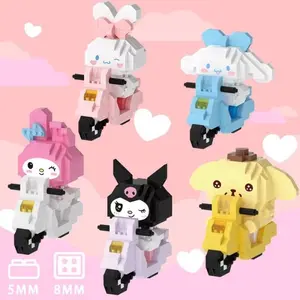 NANO BLOK TOYS BALOK SUSUN RIDDING MOTOR BRICKS  MAINAN BLOK SUSUN NANO KARTUN EDUKASI MINI DIY 3D BRICKS MINI RIDING
