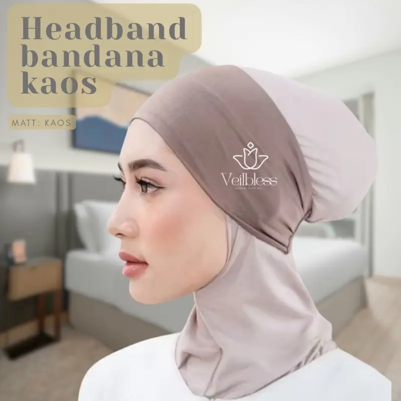 Veilbless - Ciput Bandana Korean Headband Kaos