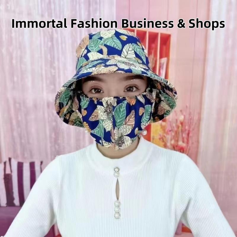 Product Introduction of Mũ Mặt Nạ Chống Nắng, Mùa Hè, Dành Cho Nữ, Che Mặt, Tia Cực Tím, Mũ Hái Trà 2