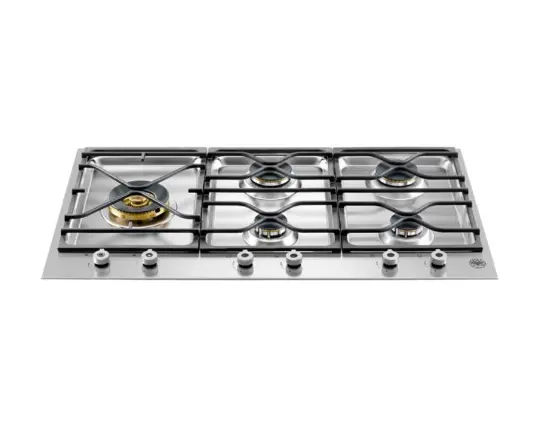 Bertazzoni Professional Series 90 3-Segment 5-Burner Gas hob PM365S0X