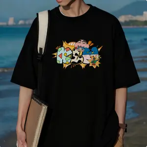 Anime Street Baju Kaos Oversize Pria | Kaos Pria Distro Original | Baju Kaos Pria | Kaos Cowok Distro Original 100% ﻿ ﻿