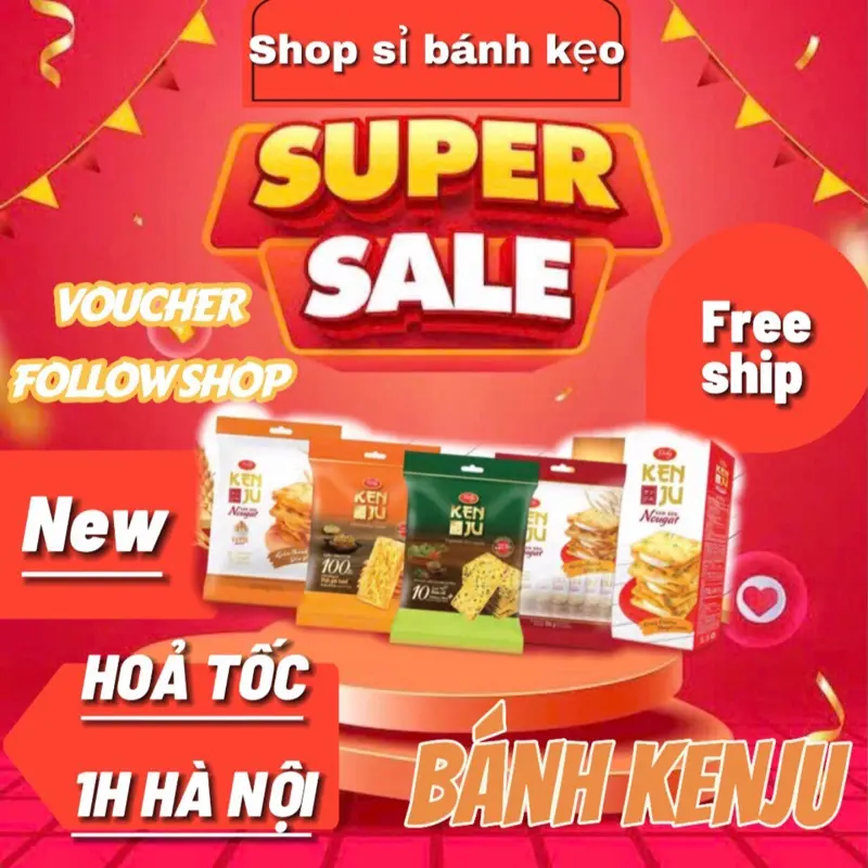 Bánh Kenju quy hành kem dẻo túi 186g - Richy Group - Bánh cracker vị rau nhân kem dẻo - Ăn Vặt, Snack