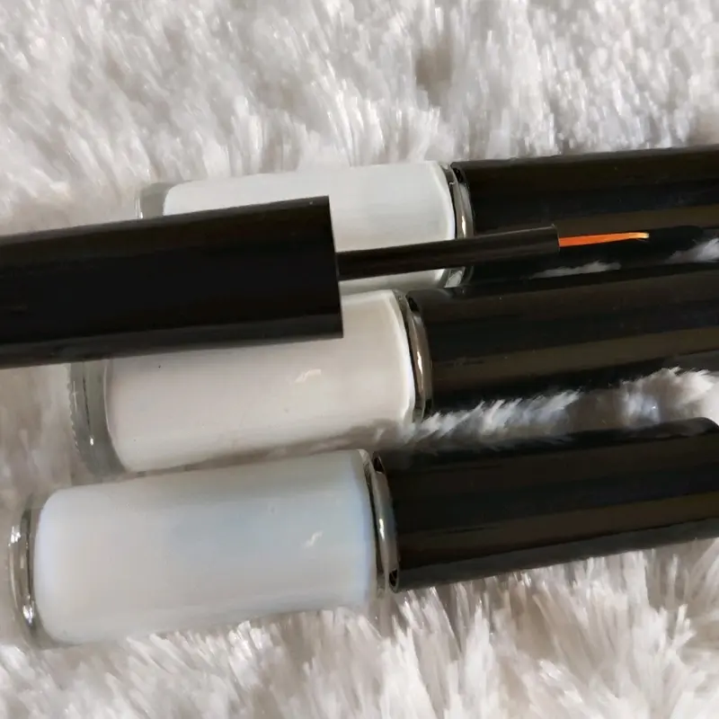 Lem bulumata rekat isi 5Mili botol kaca polos tutup Hitam jual SATUAN/Per Pcs 2