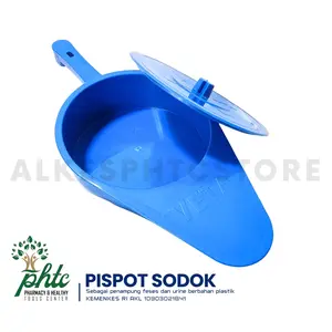 Pispot Sodok Plastik l Stik Pan Plastik Dewasa Penampung Feses dan Urine
