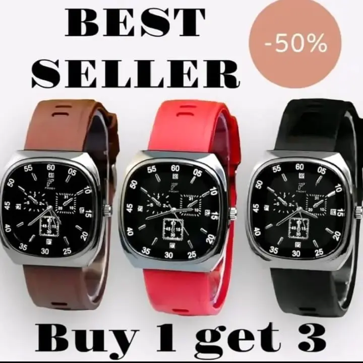 PROMO 3PCS JAM TANGAN HANYA 49RB JAM TANGAN PRIA WANITA REALPICK SESUAI FOTO JAM TANGAN STRAP RUBBER PALING MURAH PALING LARIS