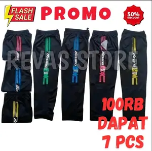 PROMO 100Ribu An Dapat 7 PCS Celana Training joger pria dan wanita Panjang Hitam Dewasa