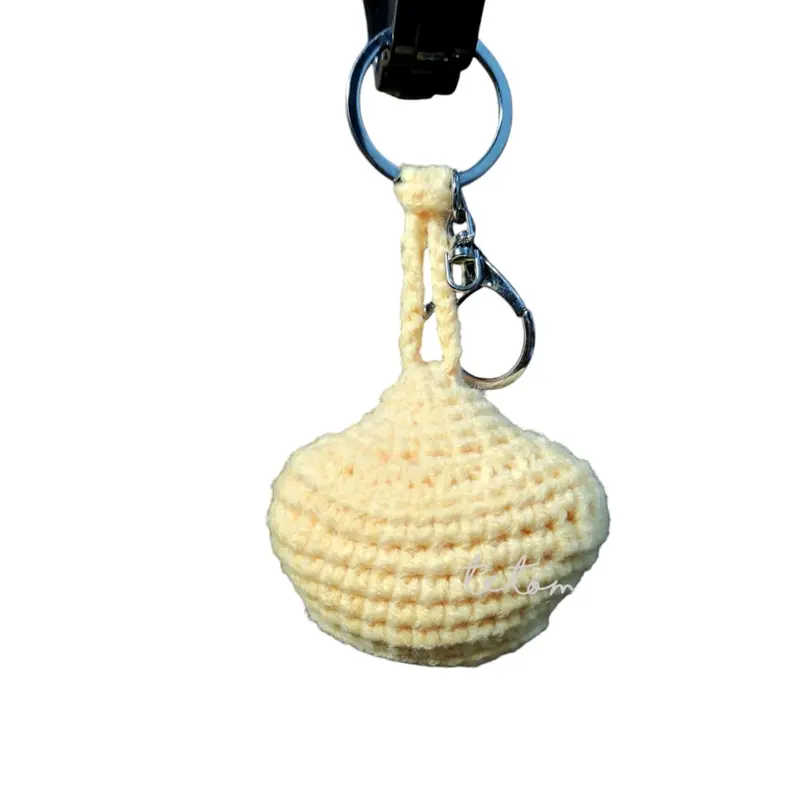 tetomo craft bag charm rajut gold coin dalam rangka imlek 0