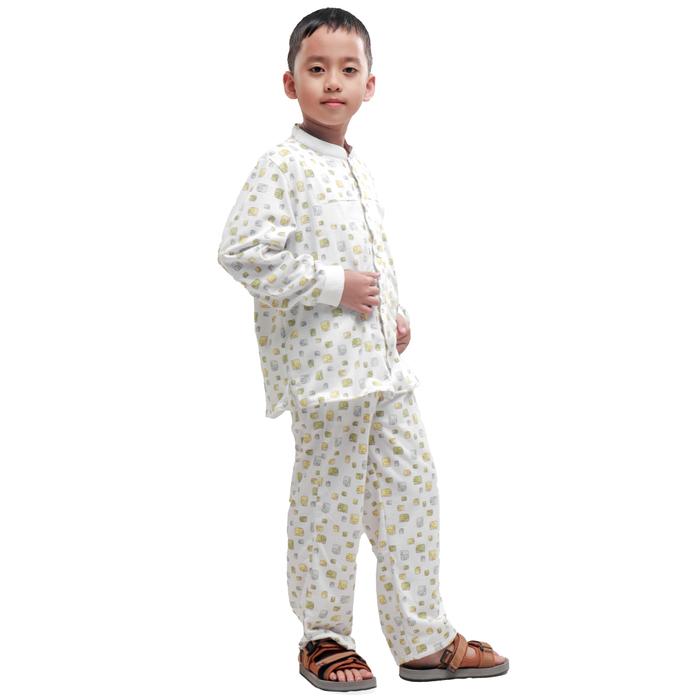 Gambar Rabbani - Setelan Baju Anak Lengan Panjang Bani Batuta Nasa Exclusive - putih, 3-4 Tahun dari Rabbani ID_NEW Kota Bandung 4 Tokopedia