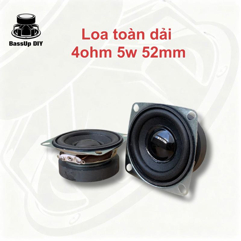 Củ loa toàn dải 4ohm 5W chất âm ấm tiếng to bass khoẻ chế loa bluetooth nghe…