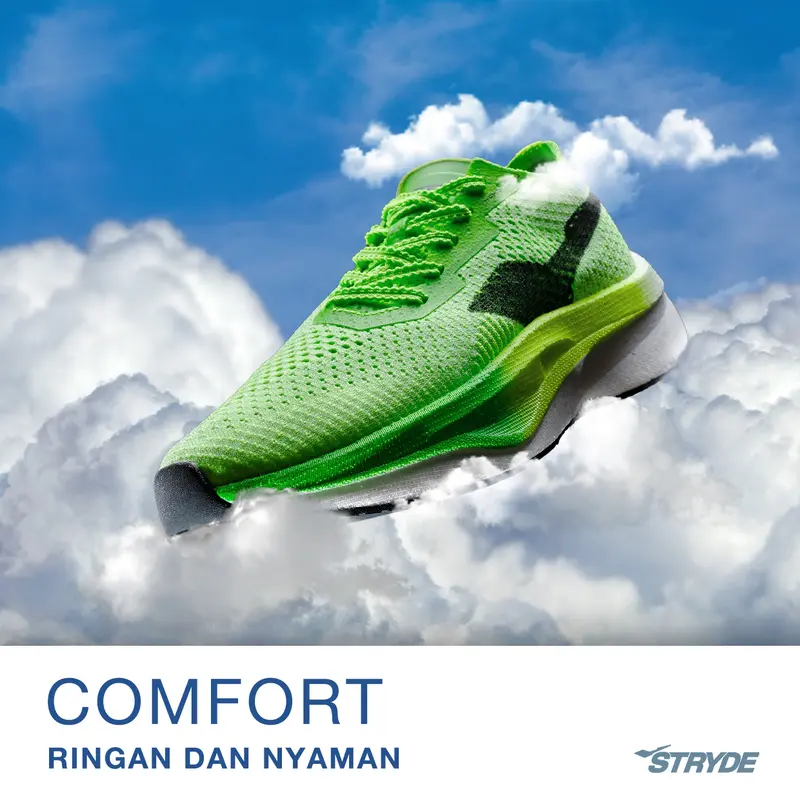 HEIDEN HERITAGE [HRTG] - PHANTOM STRYDE - BLUE FLAME | Sepatu Sneakers Sport Running Olahraga Casual Sekolah Pria Dewasa Original Hitam 4