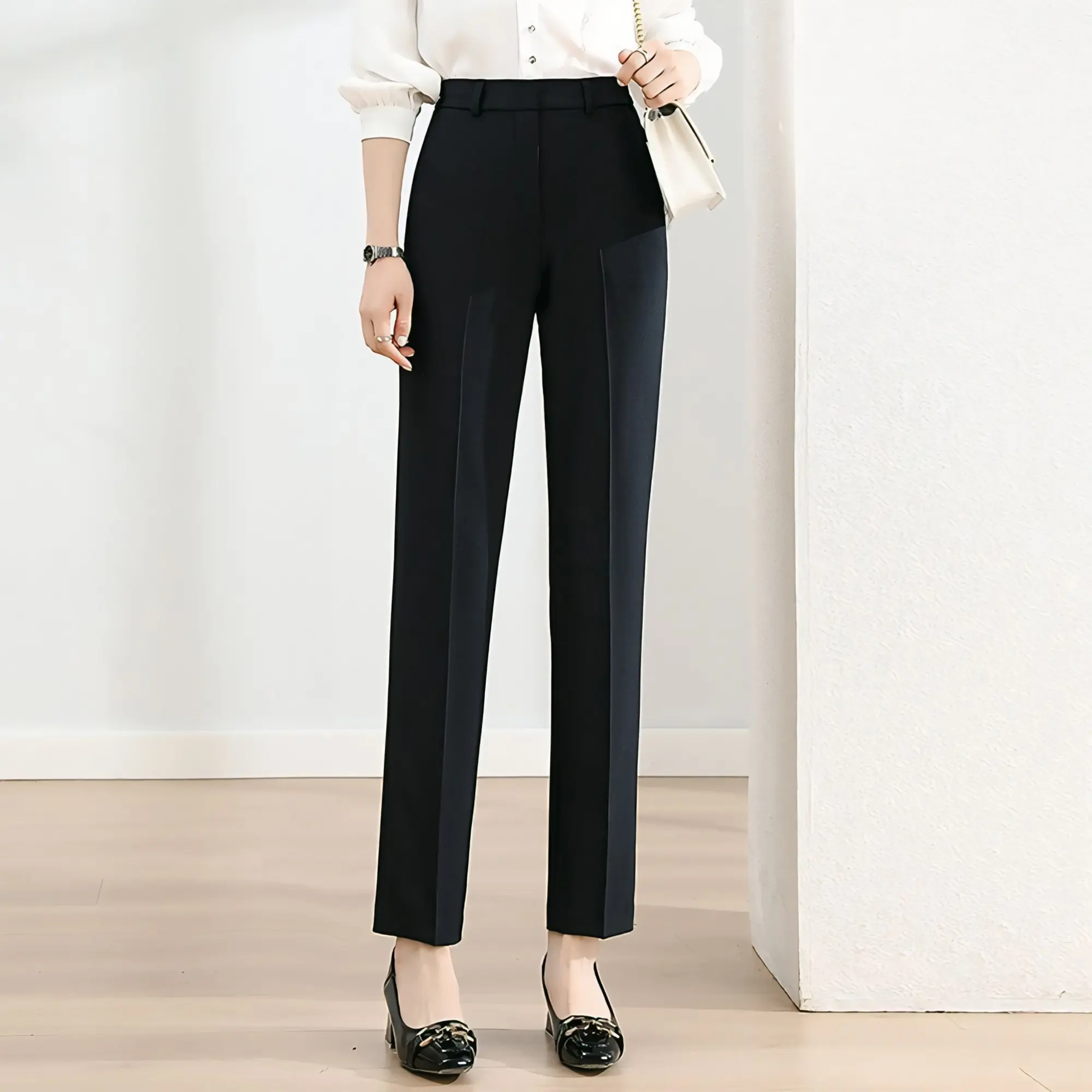 Celana Kerja Slim Fit Wanita Panjang Kantor