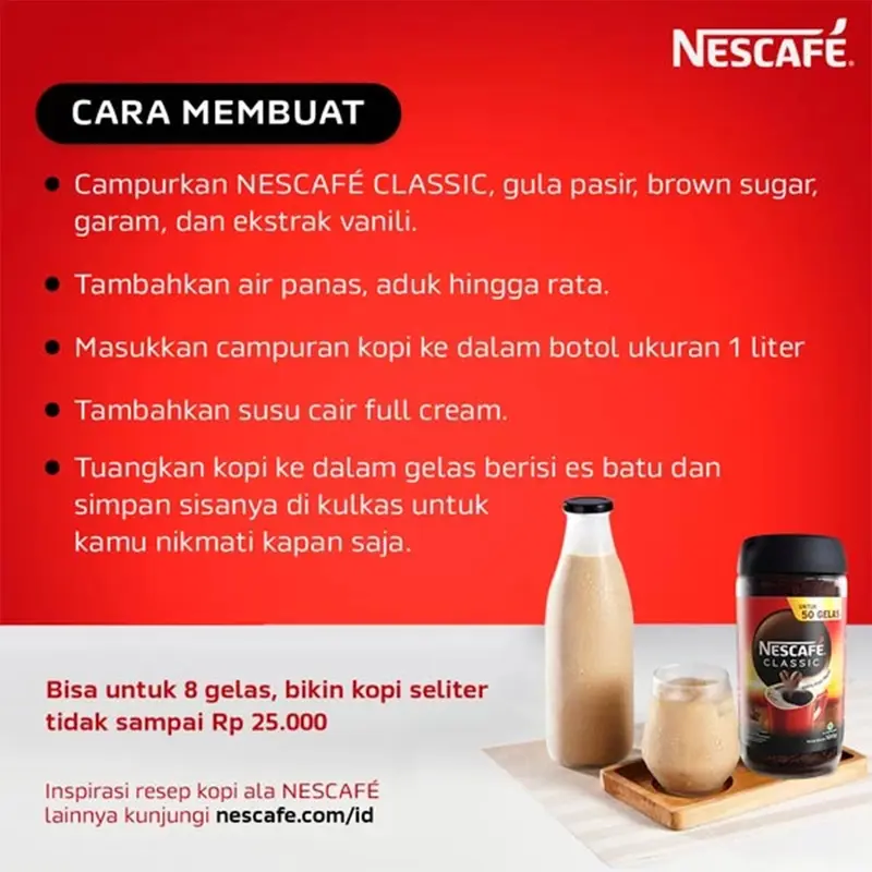 NESCAFE Classic Kopi Instan Kopi Hitam 100g Dan 200g Jar 2