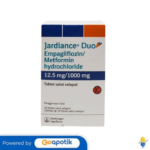 JARDIANCE DUO 12.5 MG/1000 MG BOX 30 TABLET