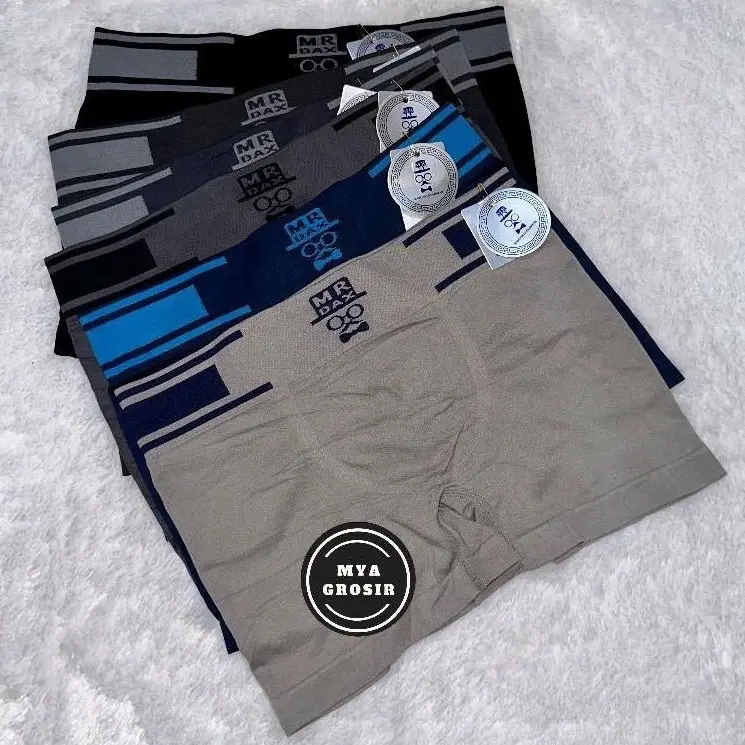 PROMO Celana Dalam Pria Boxer Seamless Rajut UK M,L,XL,XXL - MR DAX