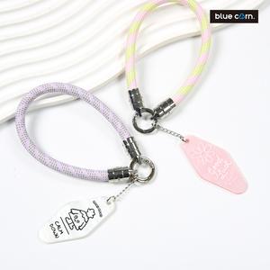 Bluecorn 7mm Diameter Trendy & Versatile Outdoor Anti - Loss Universal Wrist Strap Phone Lanyard & Charm