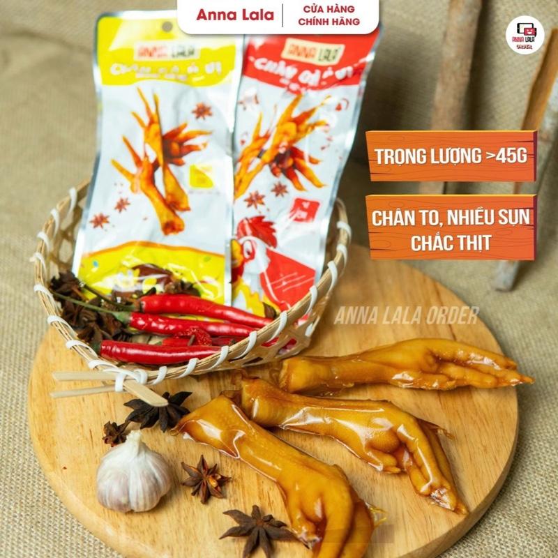  Combo 30 và 40 Chân Gà Annalala ủ Vị Nguyên Xương 45g Đậm Vị Cay và Không Cay Chính Hãng Đóng Gói An Toàn 