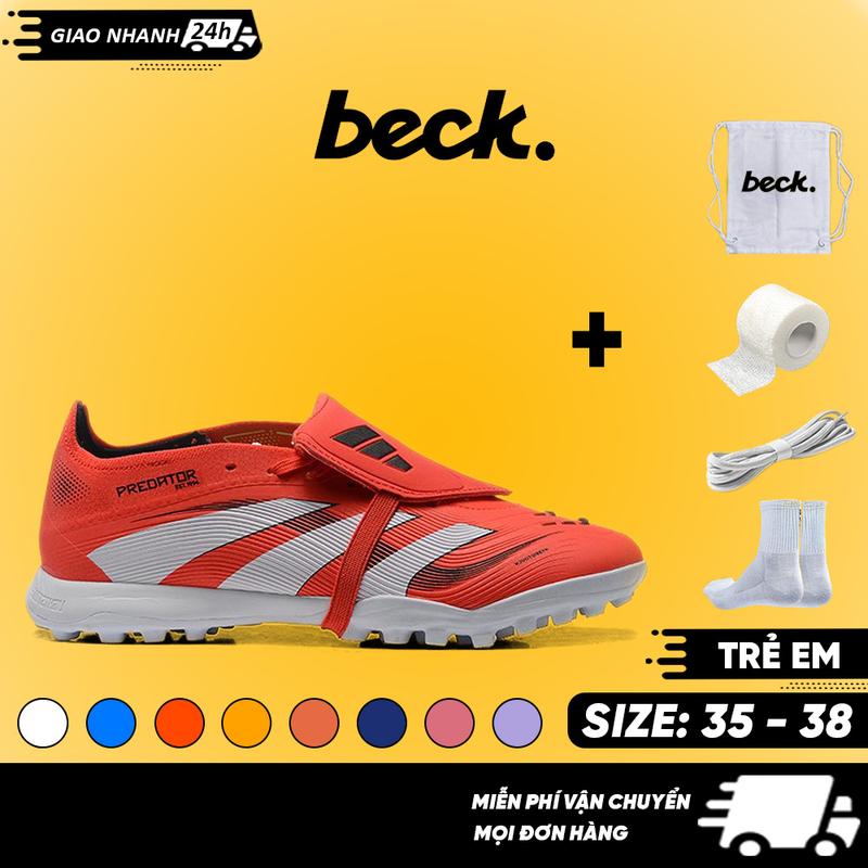 Giày Bóng Đá Trẻ Em Predator 25 Pro Beck Đế Đinh TF Bám Sân Các Màu Sắc Sân Cỏ Nhân Tạo