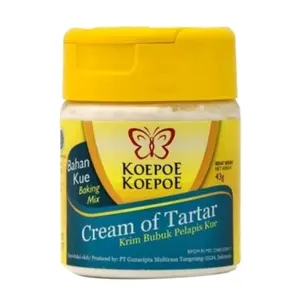 Koepoe Cream Of Tartar 43gr / Pembuatan Kue/Krim Bubuk Pelapis Kue