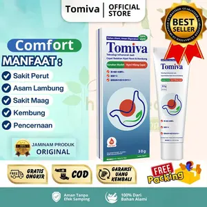 【COD】Tomiva+Avini TUMIVA Gel Herbal Paket 1Box Tekstur gel yang Ringan,  Praktis untuk Perawatan Perut Sehari-hari bentuk Lotion Gel