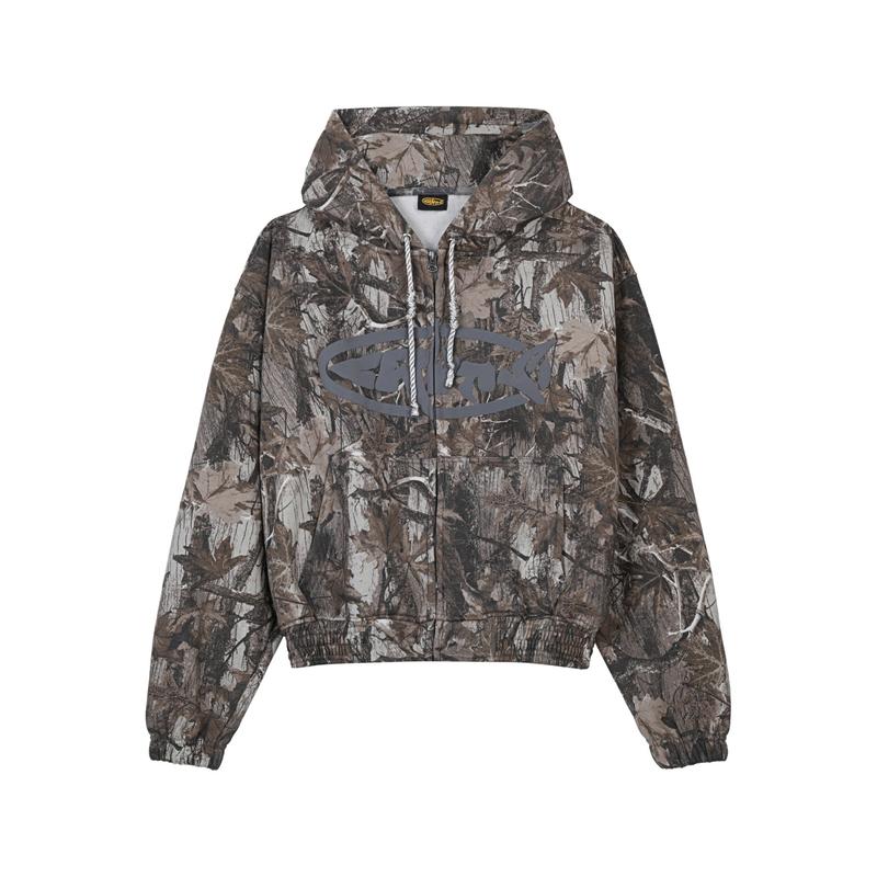 Áo Hoodie Zip Cruehawts Realtree.V2/ ss25 Forest Fade