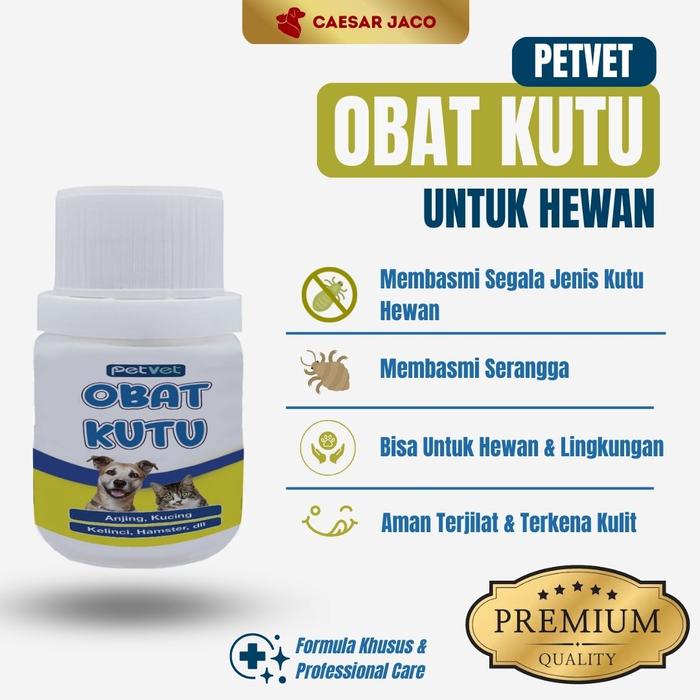 Gambar Obat Kutu Cair Alami Ampuh dan Terbukti Hewan - Kutu Cair 50ml dari Caesar JacO Kota Administrasi Jakarta Barat Tokopedia