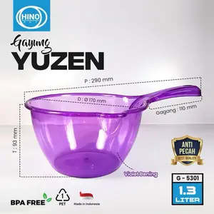 Gayung Air Yuzen Crystal Pet anti pecah Plastik