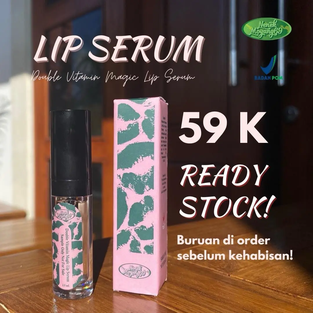 Lip Serum//Double Vitamin Magic Lip Serum by Nenek Moyang 69