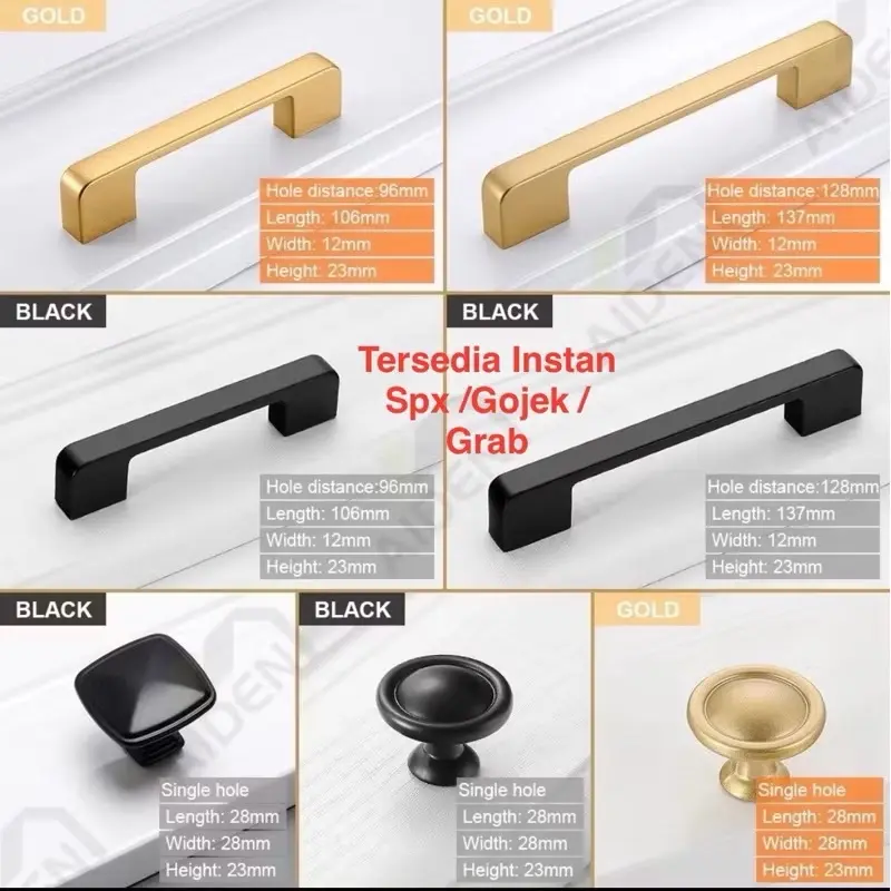￼Tarikan Gagang Handle Laci Pintu Lemari Minimalis 0