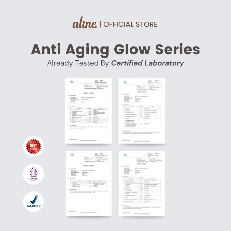 [FLASH SALE] Anti Aging Glow Series 4 in 1 kurangin flek hitam dan skin whitening || cerahkan wajah dan hilangkan flek di 5 hari Acid Ceramide Kusam Niacinamide Pembersih Wajah Mengencangkan/Mengangkat Facial Melembutkan Cleansing Mencerahkan Membersihkan 2