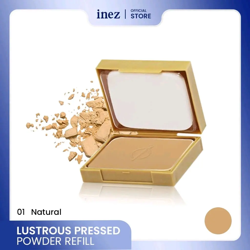 Inez 900 Refill Lustrous pressed powder/Refill bedak padat inez/Refilltwc inez/Refill bedak pengantin Wajah Kering Compact