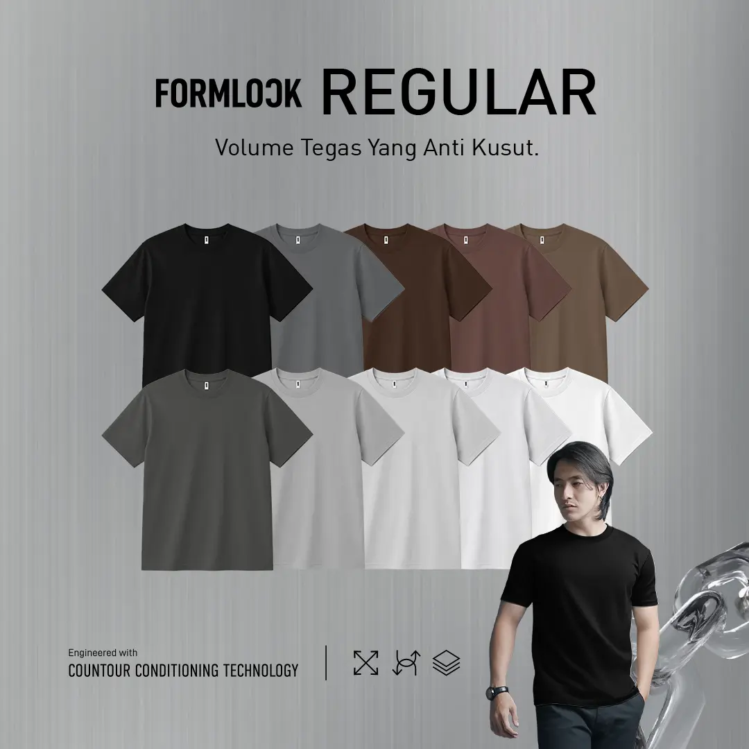 No Void Minds FORMLOCK Fitted T-Shirt | Core - Shop | Tokopedia