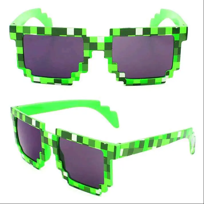 Long Keeper Kacamata Model Pixel Minecraft Mosaics UV400 - 088 Aksesoris Anak
