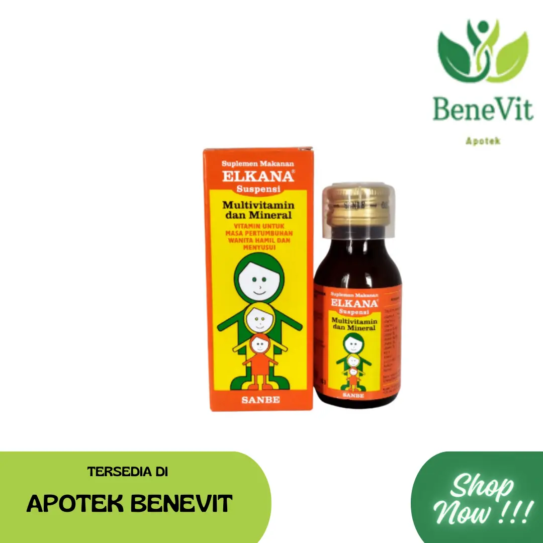 ELKANA SUSPENSI 60ml - multivitamin dan mineral