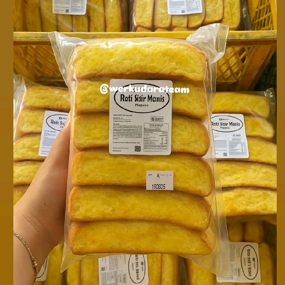 (ISI 12 SLICE) Pinggiran Roti Sisir Manis Kemasan Ekonomis Manis Lembut